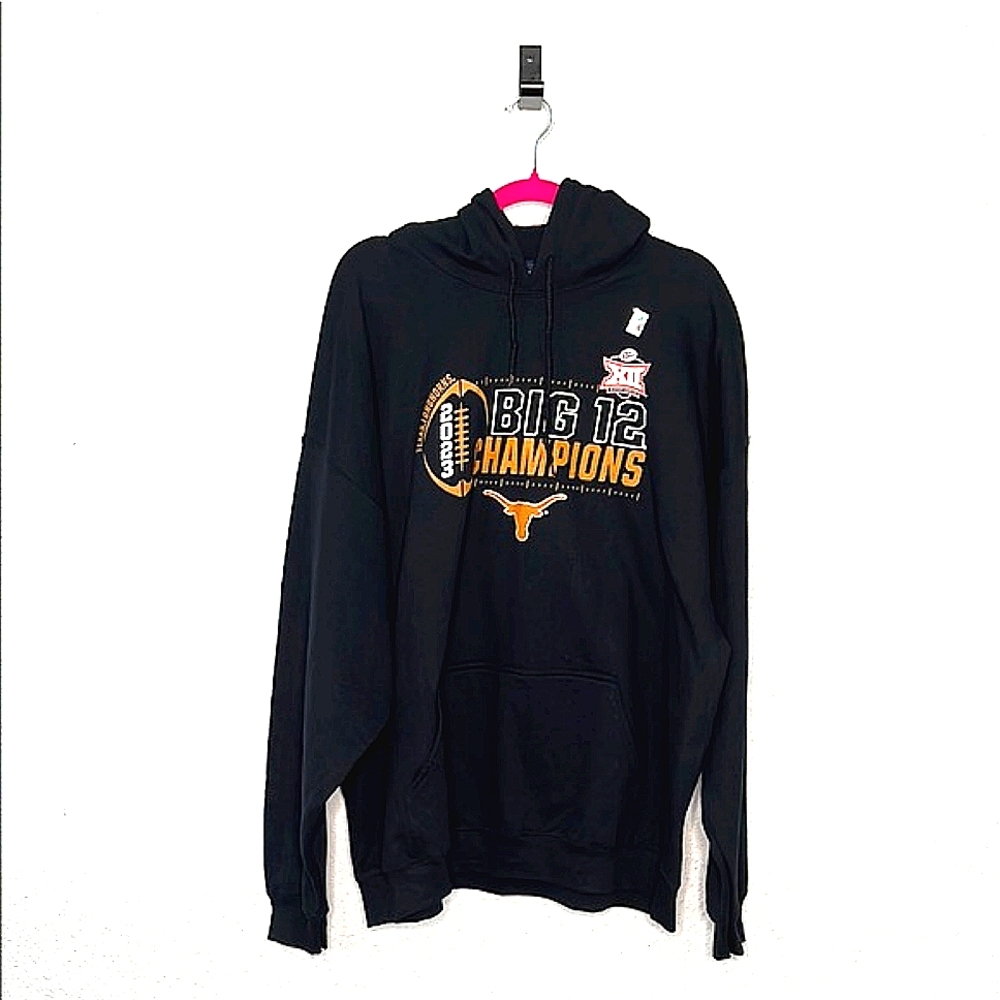 Mens 2XL Blue ‘84 Texas Longhorns Big 12 Champions Hoodie NWT